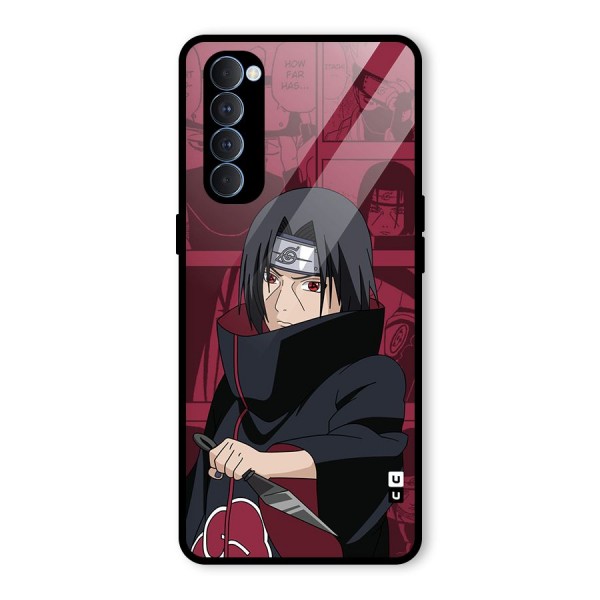 Mang Itachi Glass Back Case for Oppo Reno4 Pro