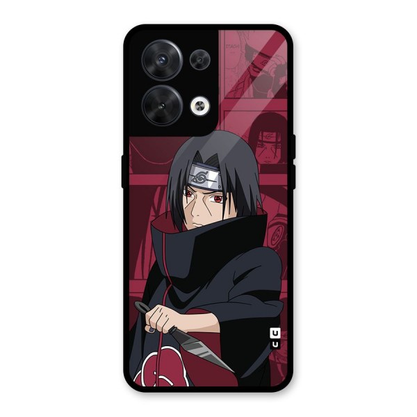 Mang Itachi Glass Back Case for Oppo Reno8 5G