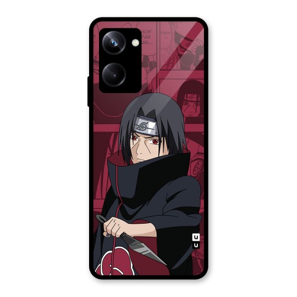 Mang Itachi Glass Back Case for Realme 10 Pro