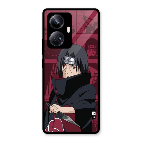 Mang Itachi Glass Back Case for Realme 10 Pro Plus