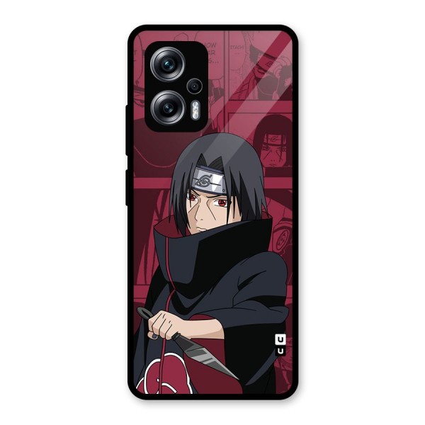 Mang Itachi Glass Back Case for Redmi K50i