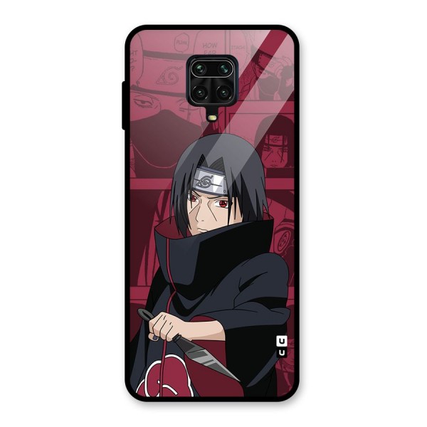 Mang Itachi Glass Back Case for Redmi Note 10 Lite