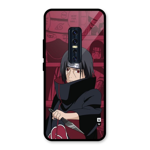 Mang Itachi Glass Back Case for Vivo V17 Pro