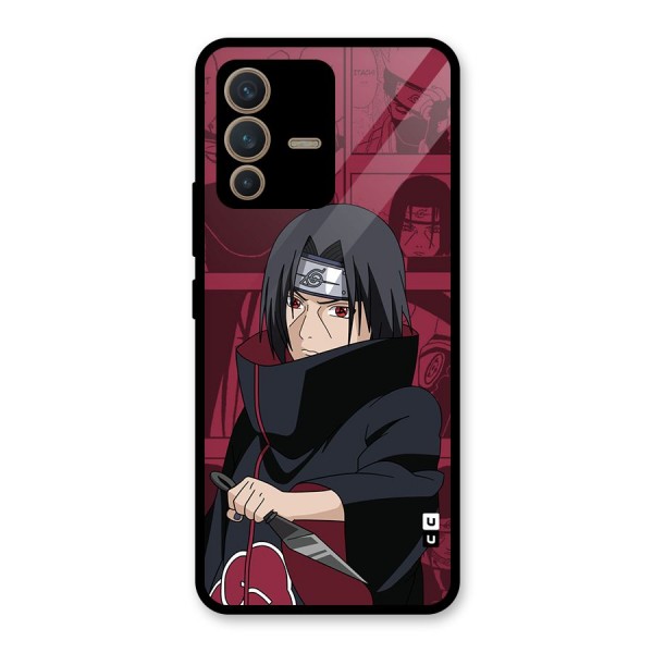 Mang Itachi Glass Back Case for Vivo V23 5G