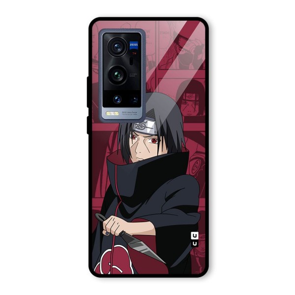 Mang Itachi Glass Back Case for Vivo X60 Pro Plus