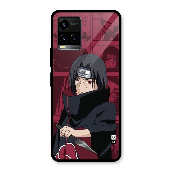 Mang Itachi Glass Back Case for Vivo Y21A