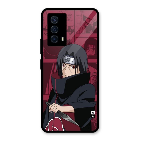 Mang Itachi Glass Back Case for Vivo iQOO Z5