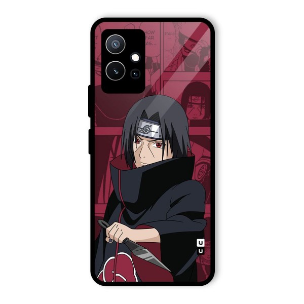 Mang Itachi Glass Back Case for Vivo iQOO Z6