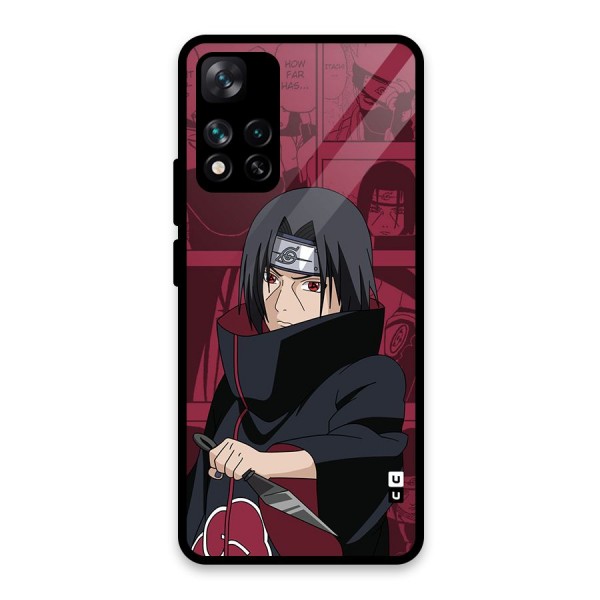 Mang Itachi Glass Back Case for Xiaomi 11i 5G