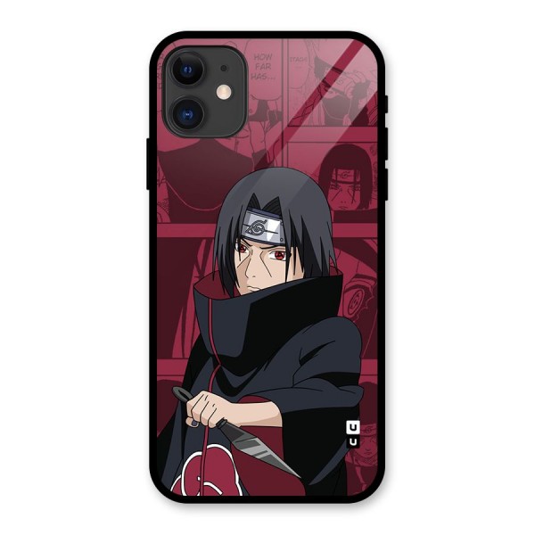 Mang Itachi Glass Back Case for iPhone 11