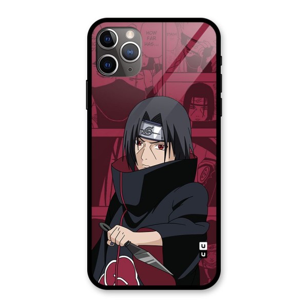 Mang Itachi Glass Back Case for iPhone 11 Pro Max