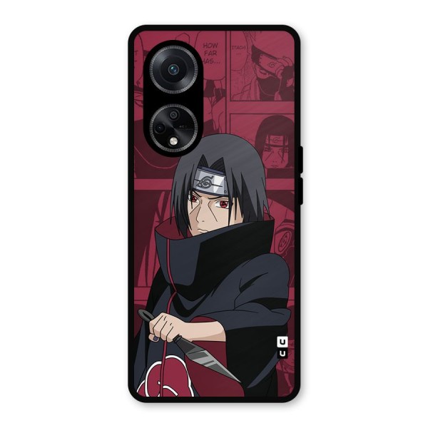 Mang Itachi Metal Back Case for Oppo F23