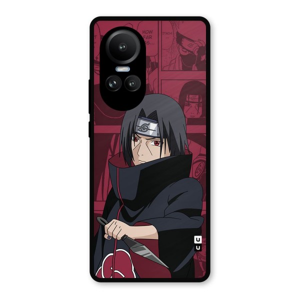 Mang Itachi Metal Back Case for Oppo Reno10