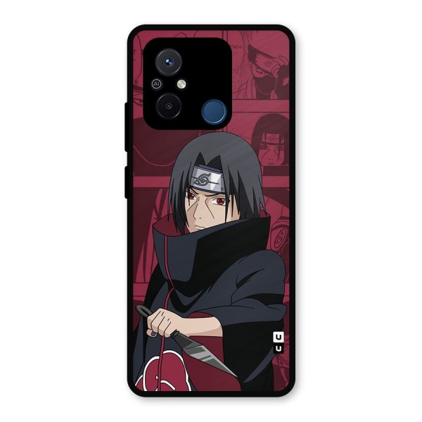 Mang Itachi Metal Back Case for Poco C55