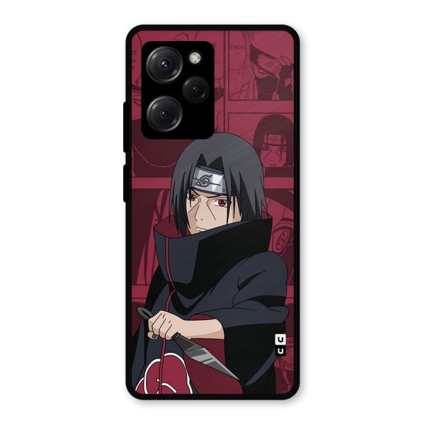 Mang Itachi Metal Back Case for Poco X5 Pro