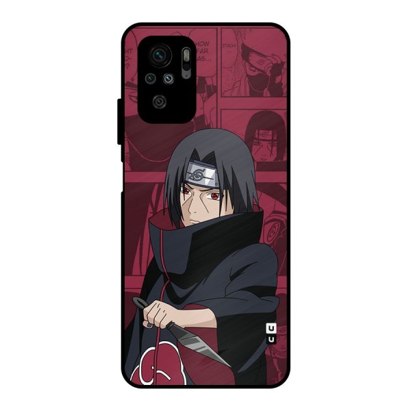 Mang Itachi Metal Back Case for Redmi Note 10