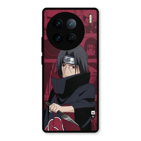 Mang Itachi Metal Back Case for Vivo X90 Pro