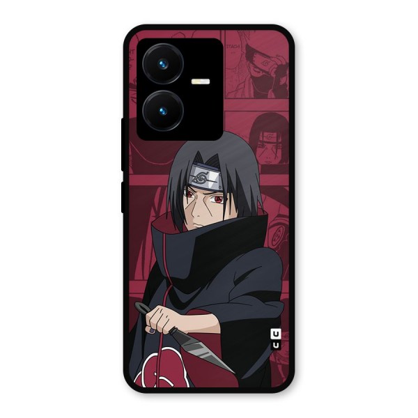 Mang Itachi Metal Back Case for Vivo Y22s