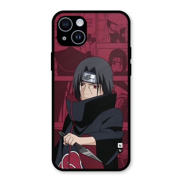 Mang Itachi Metal Back Case for iPhone 14