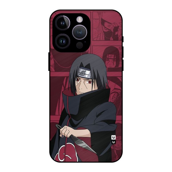 Mang Itachi Metal Back Case for iPhone 14 Pro Max