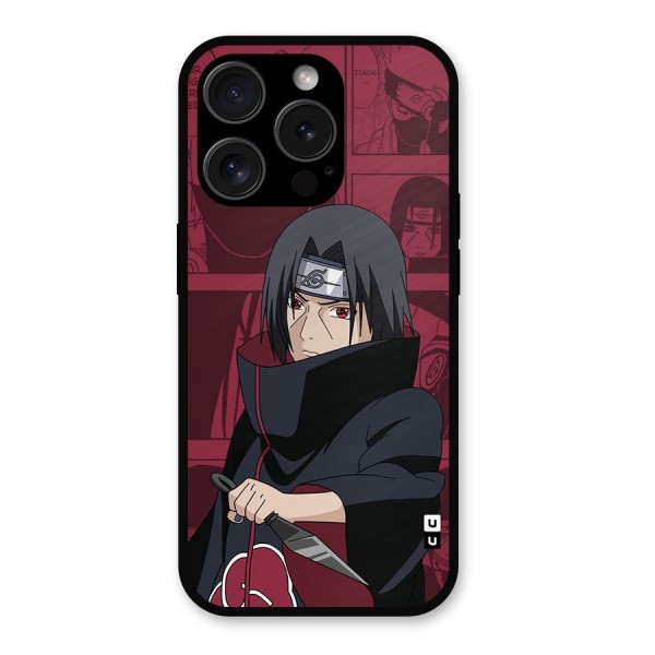 Mang Itachi Metal Back Case for iPhone 15 Pro