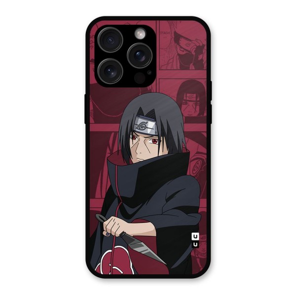 Mang Itachi Metal Back Case for iPhone 15 Pro Max