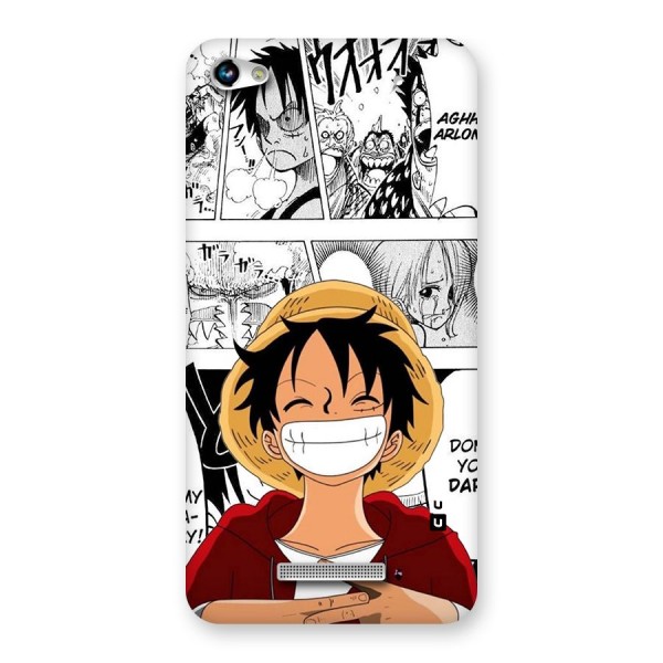 Manga Style Luffy Back Case for Canvas Hue 2 A316