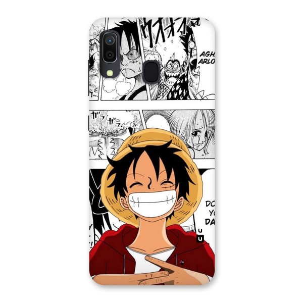 Manga Style Luffy Back Case for Galaxy A20