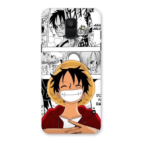 Manga Style Luffy Back Case for Galaxy A6 (2018)