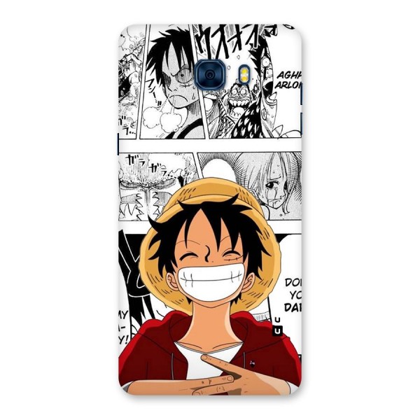 Manga Style Luffy Back Case for Galaxy C7 Pro