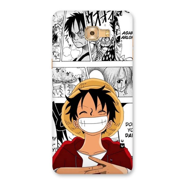 Manga Style Luffy Back Case for Galaxy C9 Pro