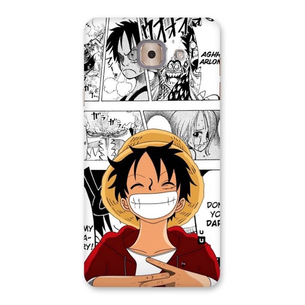 Manga Style Luffy Back Case for Galaxy J7 Max