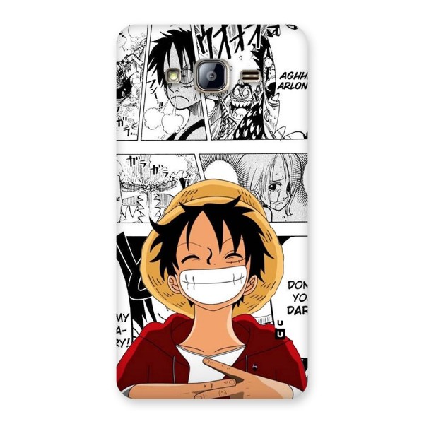 Manga Style Luffy Back Case for Galaxy On5