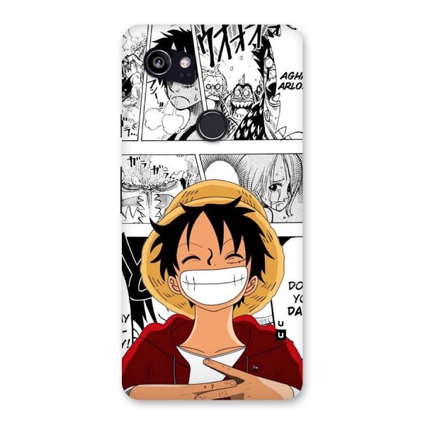 Manga Style Luffy Back Case for Google Pixel 2 XL