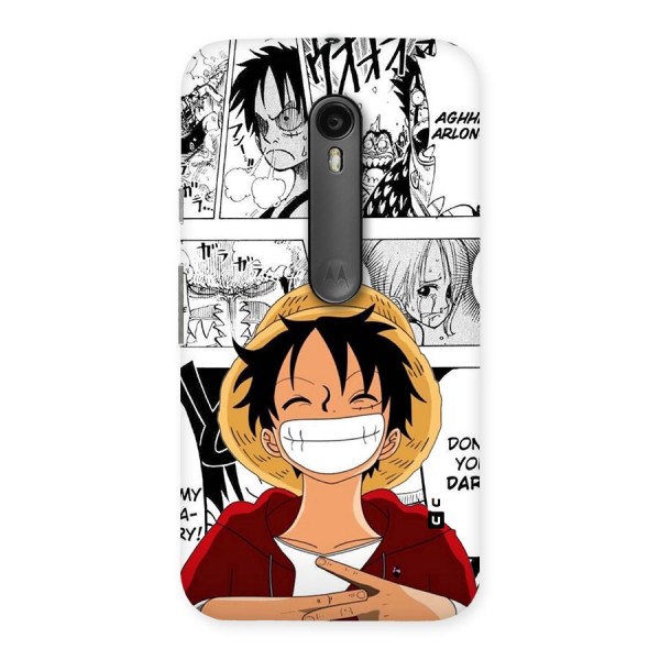 Manga Style Luffy Back Case for Moto G3