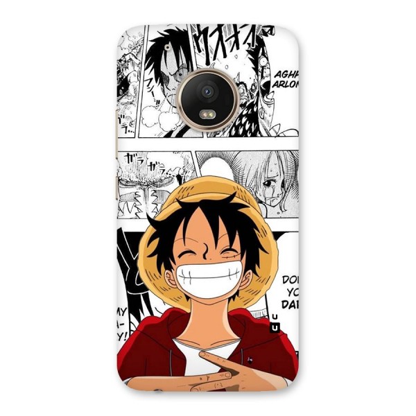 Manga Style Luffy Back Case for Moto G5 Plus