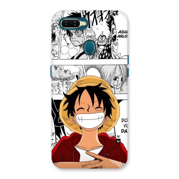 Manga Style Luffy Back Case for Oppo A11k