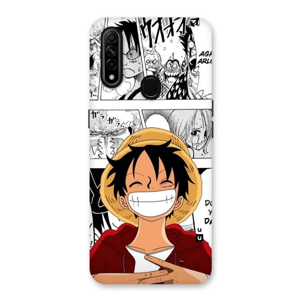 Manga Style Luffy Back Case for Oppo A31