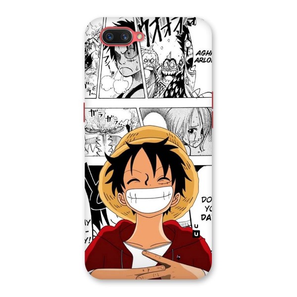 Manga Style Luffy Back Case for Oppo A3s