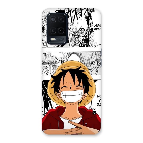 Manga Style Luffy Back Case for Oppo A54