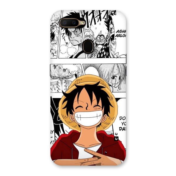 Manga Style Luffy Back Case for Oppo A5s