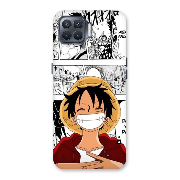 Manga Style Luffy Back Case for Oppo F17 Pro