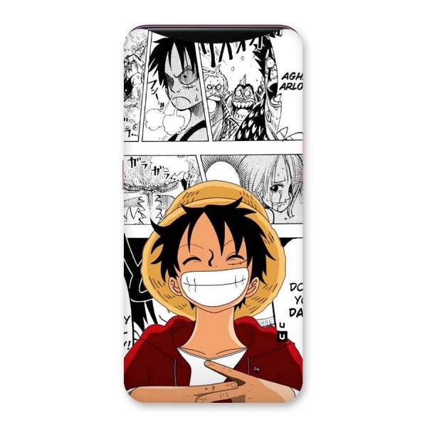 Manga Style Luffy Back Case for Oppo Find X