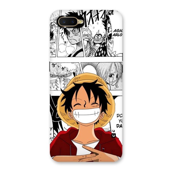 Manga Style Luffy Back Case for Oppo K1