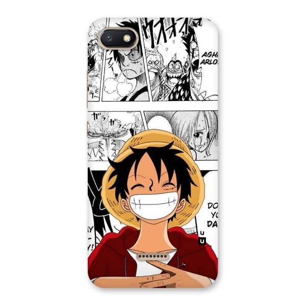 Manga Style Luffy Back Case for Redmi 6A