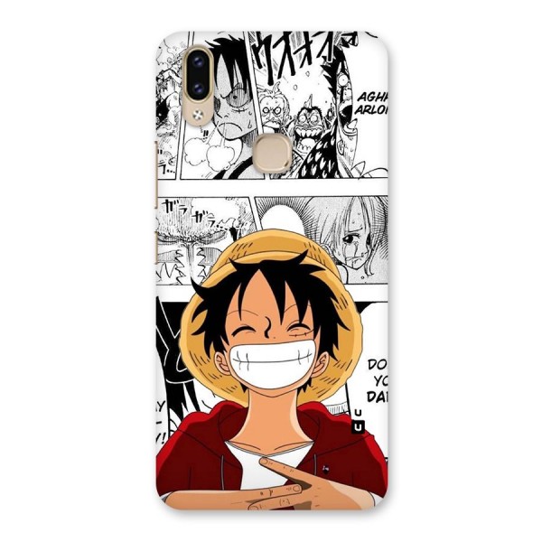 Manga Style Luffy Back Case for Vivo V9