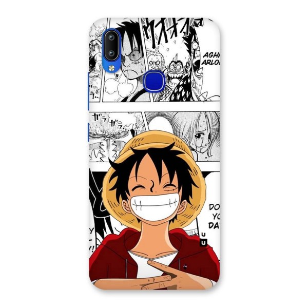 Manga Style Luffy Back Case for Vivo Y91