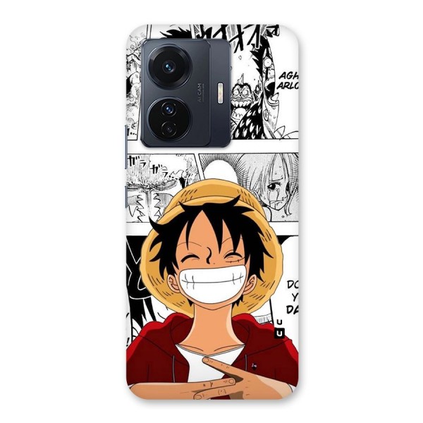 Manga Style Luffy Back Case for Vivo iQOO Z6 Pro