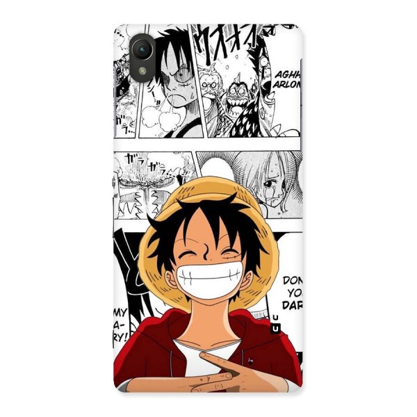 Manga Style Luffy Back Case for Xperia Z2