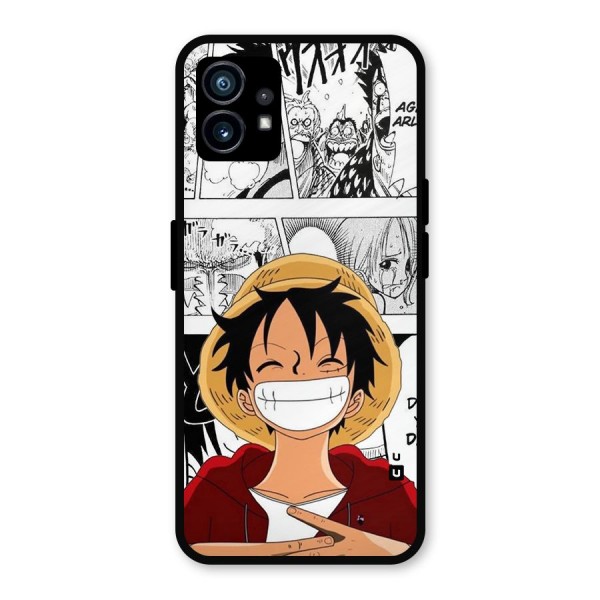 Manga Style Luffy Metal Back Case for Nothing Phone 1